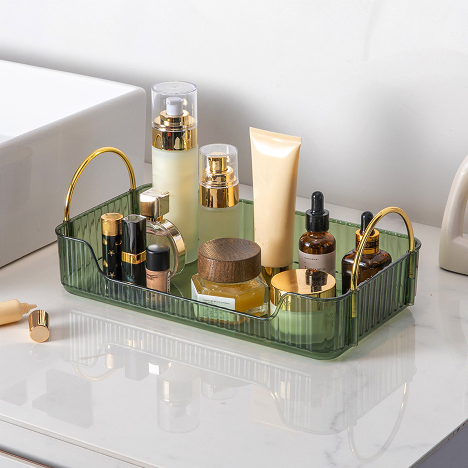 Bathroom Organizer Rack Light  - Luxury Skincare Box review and price