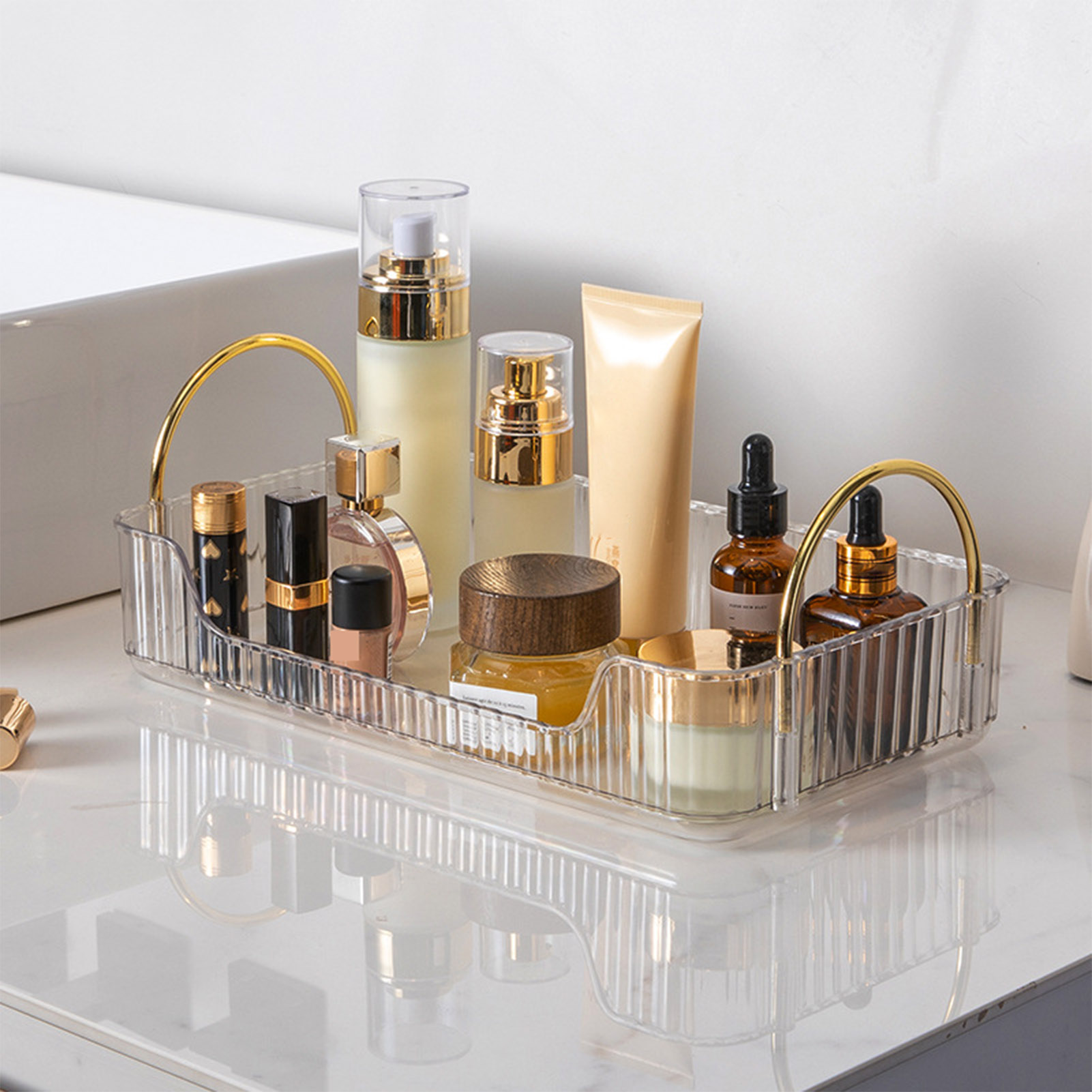 Bathroom Organizer Rack Light  - Luxury Skincare Box review and price
