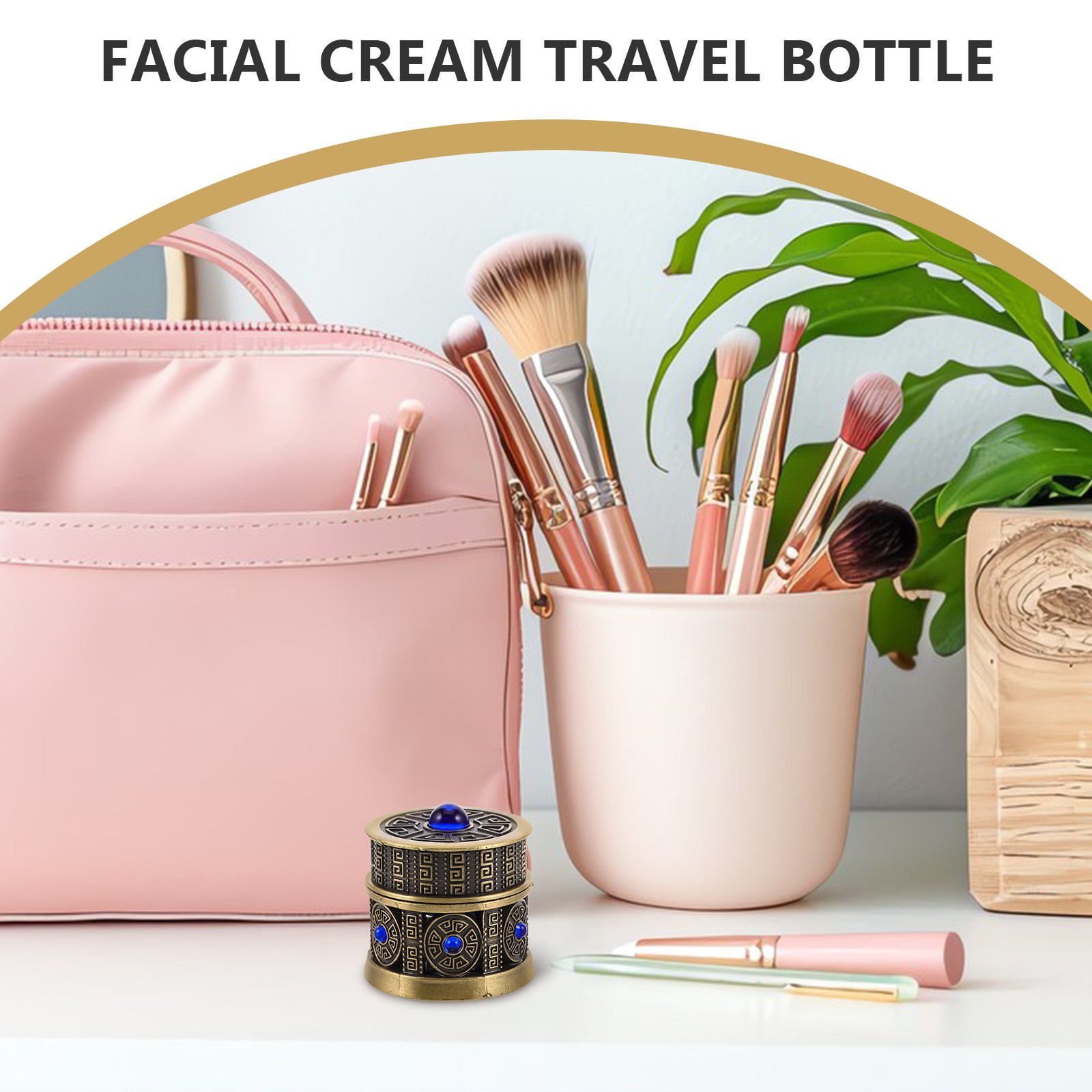 Sturdy Refillable Cream Jar Me - Luxury Skincare Travel Size review and price