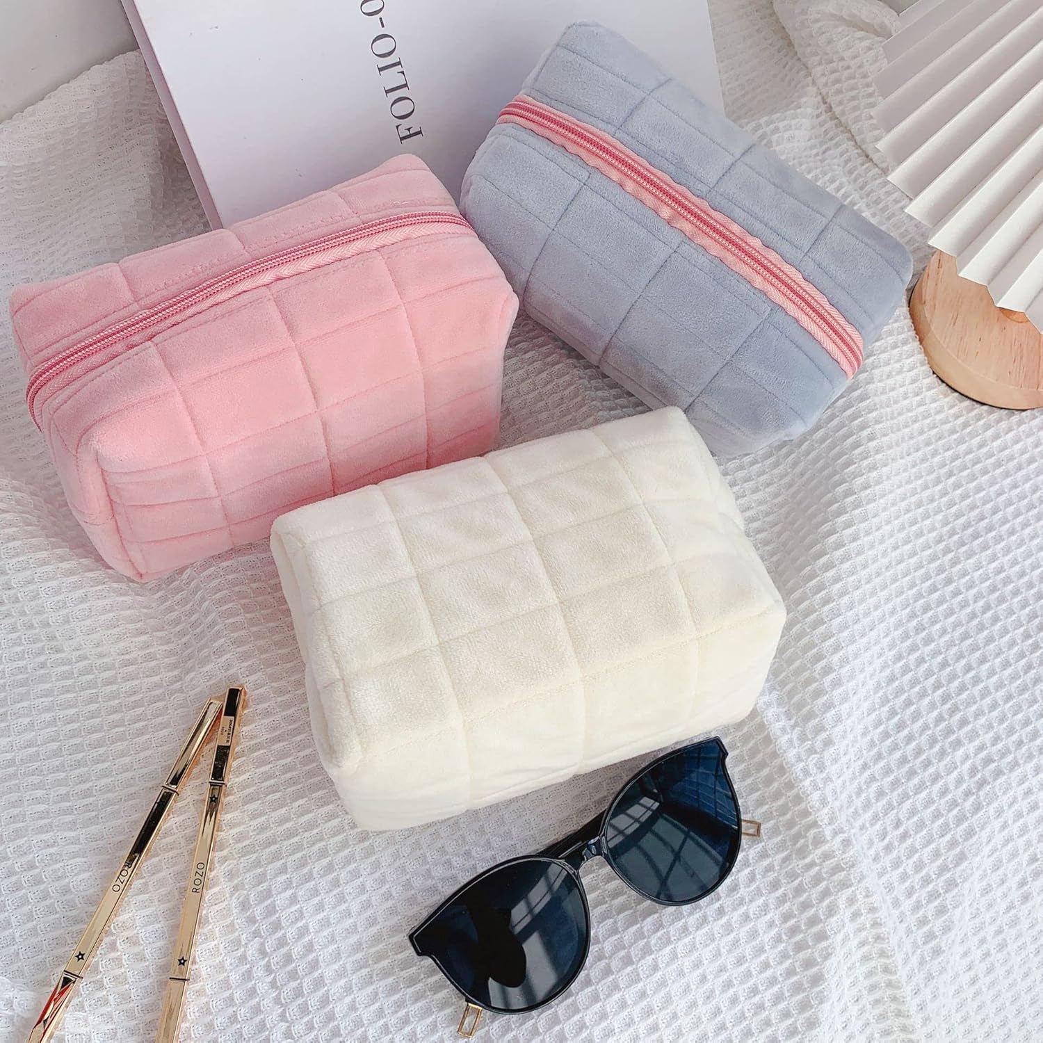 Luxury Fluffy Plush Travel Mak - Luxury Skincare Daily review and price