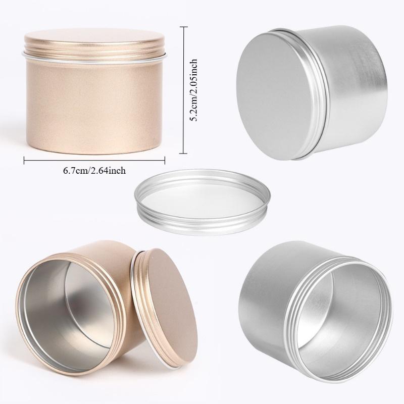 5Pcs Luxury Candle Jars with L - Luxury Skincare Jars review and price