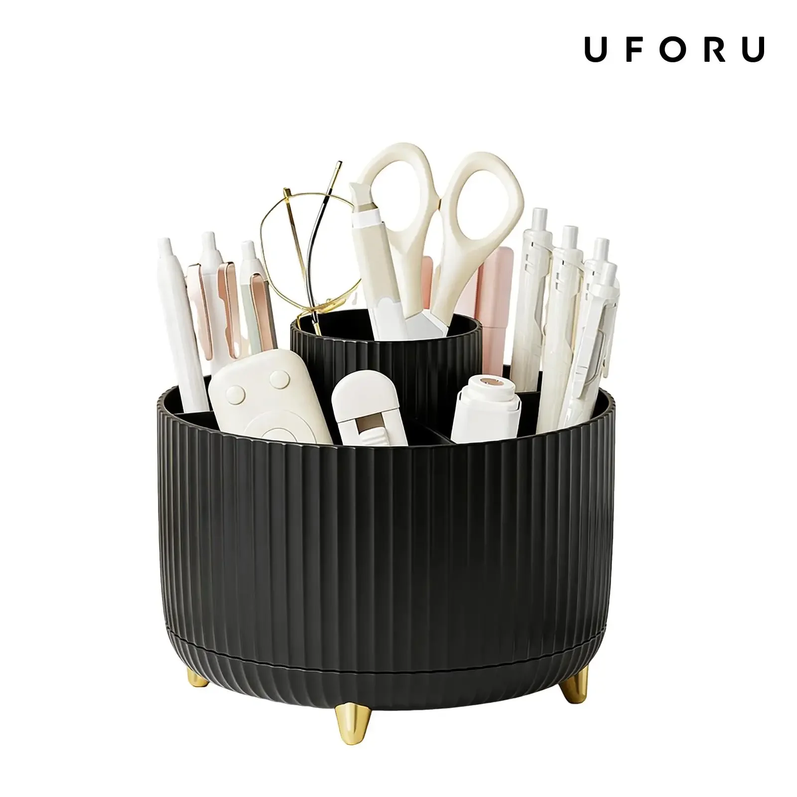 360 Rotating Makeup Organizer  - Luxury Skincare Box review and price