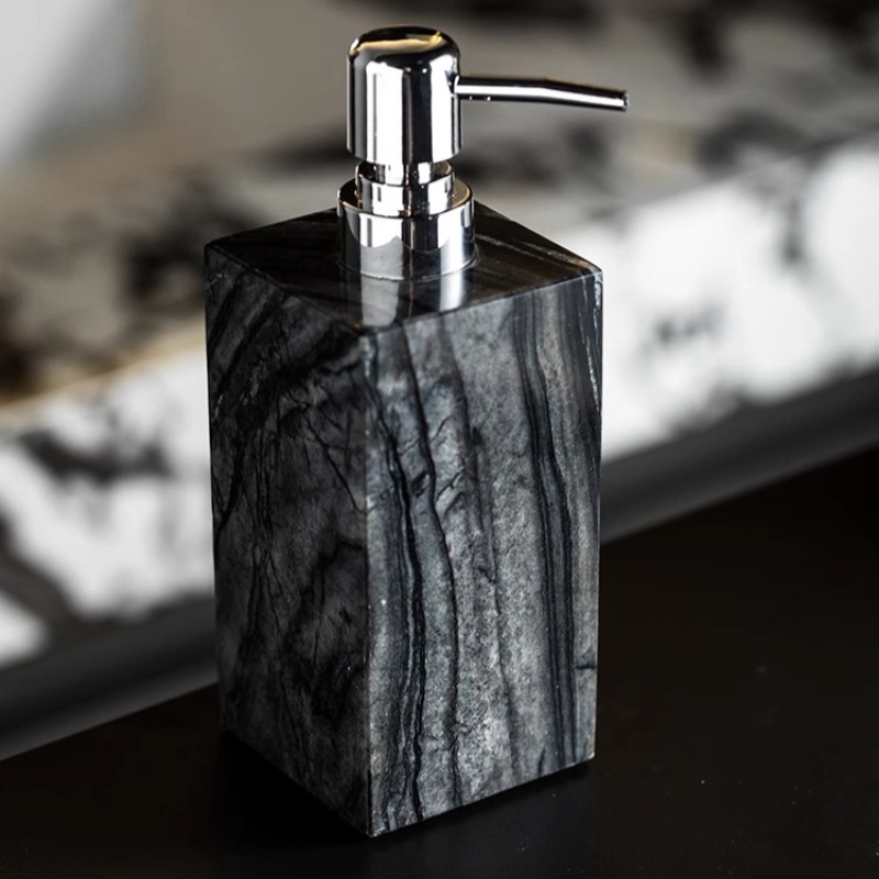 Natural Marble Soap Dispenser  - Luxury Skincare Jars review and price