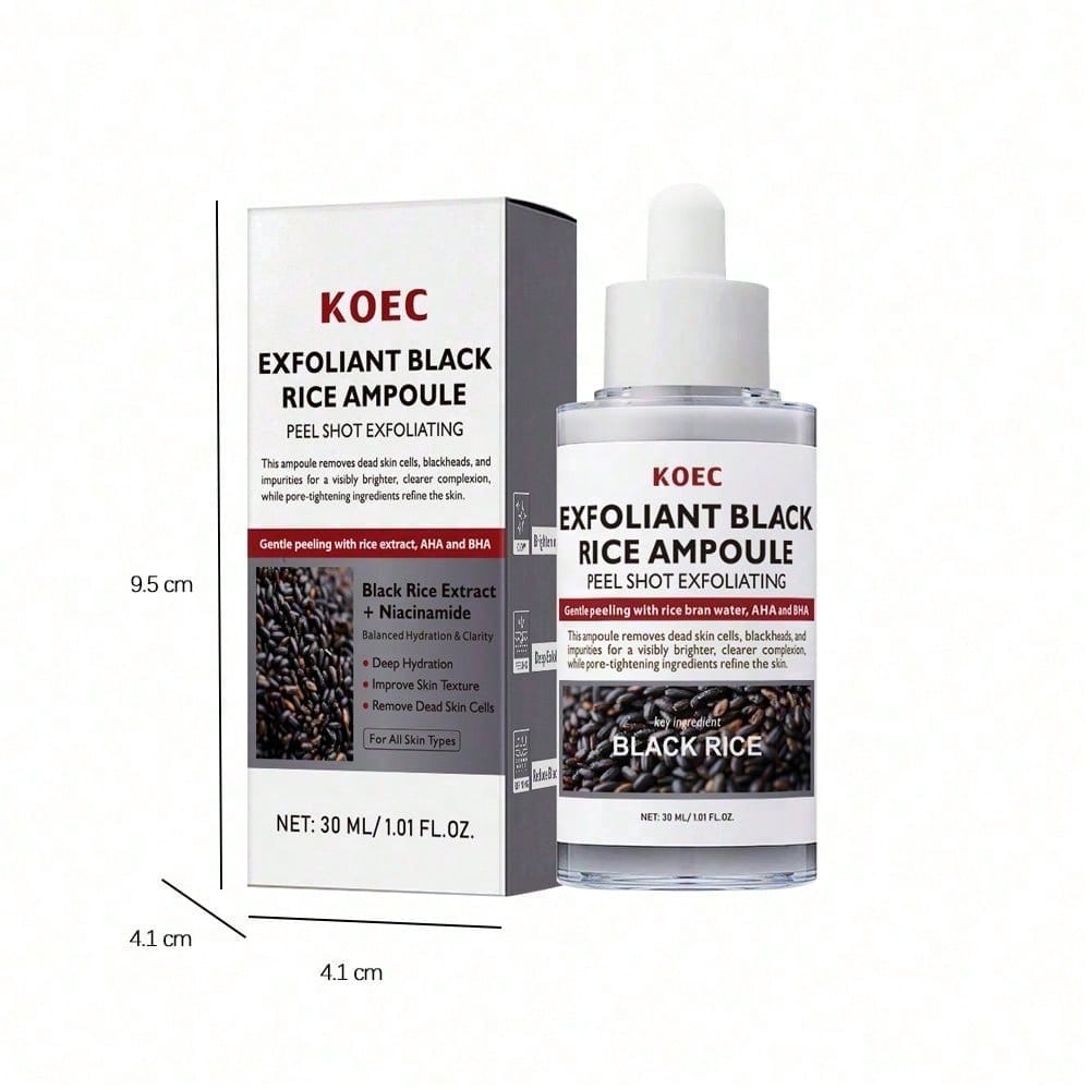Exfoliating Black Rice Ampoule - Luxury Skincare Daily review and price